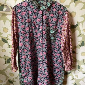 Kas Maria Patchwork floral top